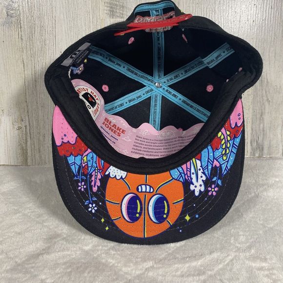 Chicago Bulls Cap BMO Artist Hat Series Blake Jones Snapback Melonwear Brand New - Picture 6 of 7
